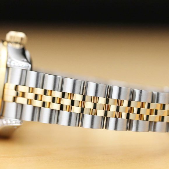 Sale! Rolex 18k Two-Tone Gold w/ Ruby + Diamond Bezel - Picture 3 of 7